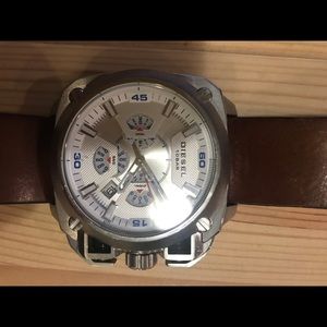 Diesel Men’s brown leather watch